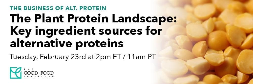 The Plant Protein Landscape: Key ingredient sources for alternative proteins