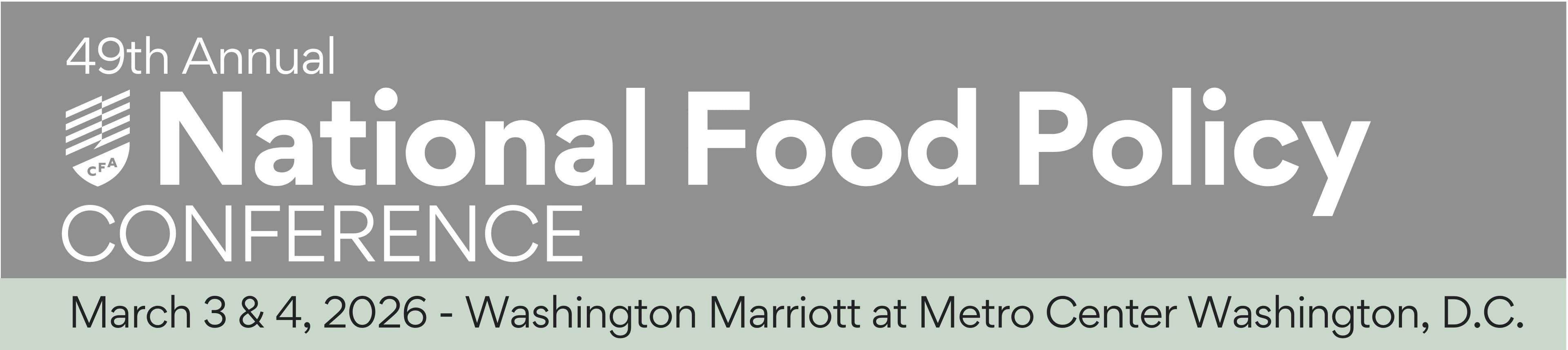 National Food Policy Conference 2026
