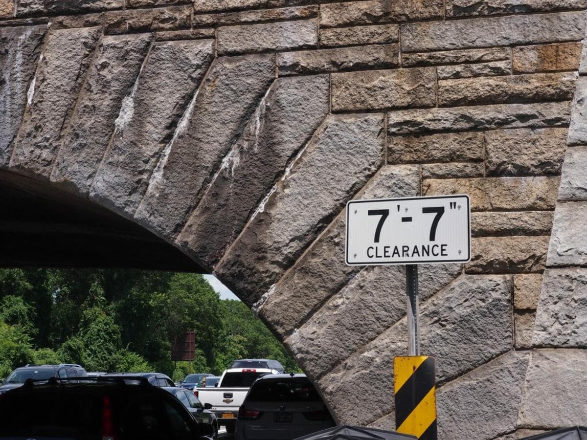 Bridge on Southern State Parkway in Nassau County, NY