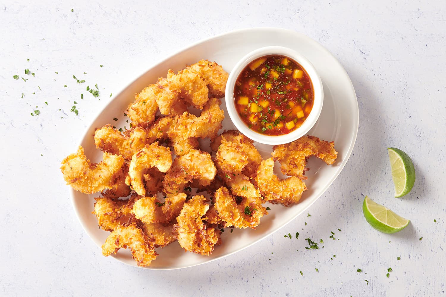Coconut Fried Shrimp with Bayou Best Foods' Plant-Based Shrimp