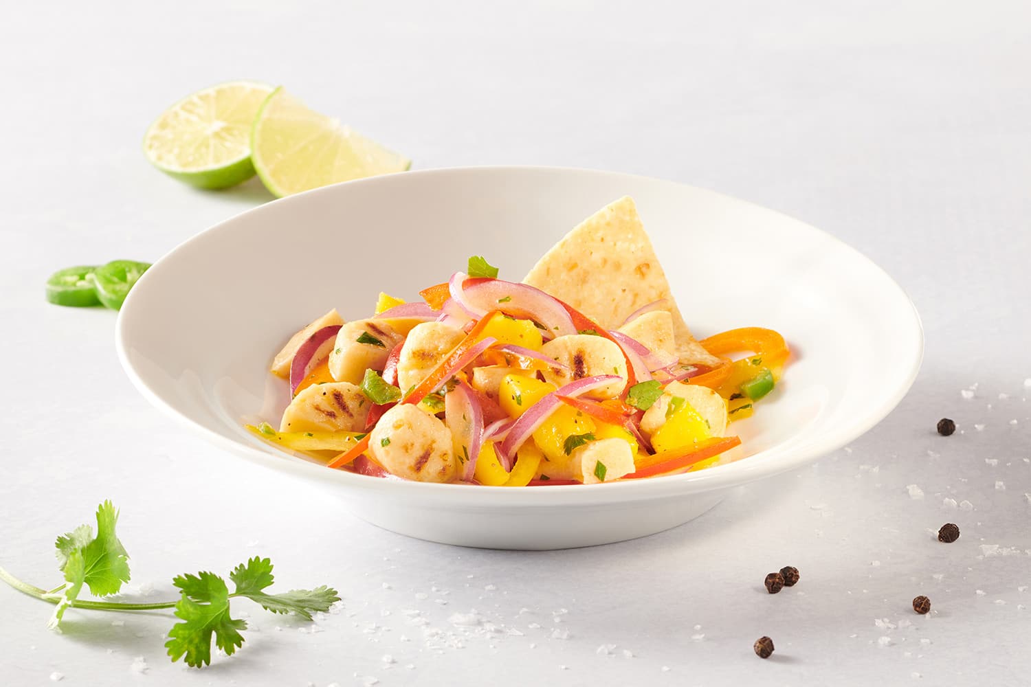 Shrimp Ceviche Salad with Bayou Best Foods' Plant-Based Shrimp