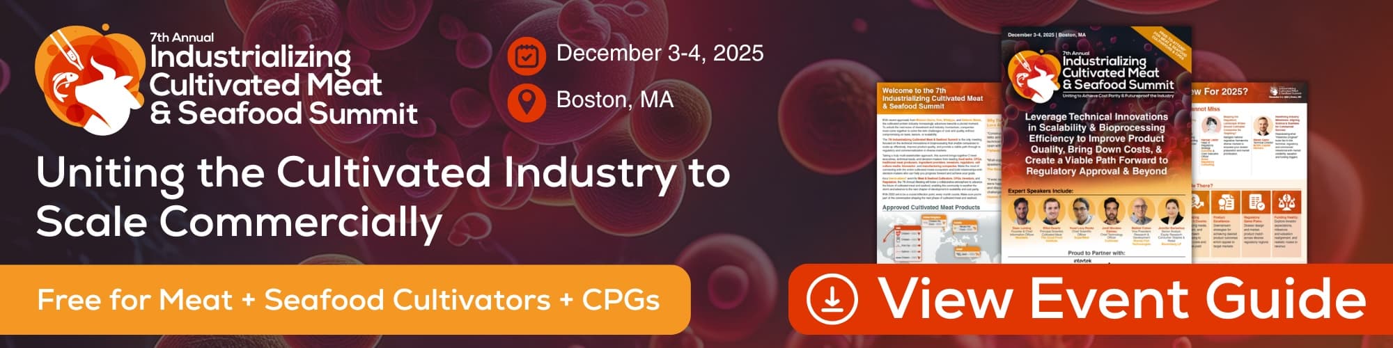 7th Industrializing Cultivated Meats & Seafood Summit