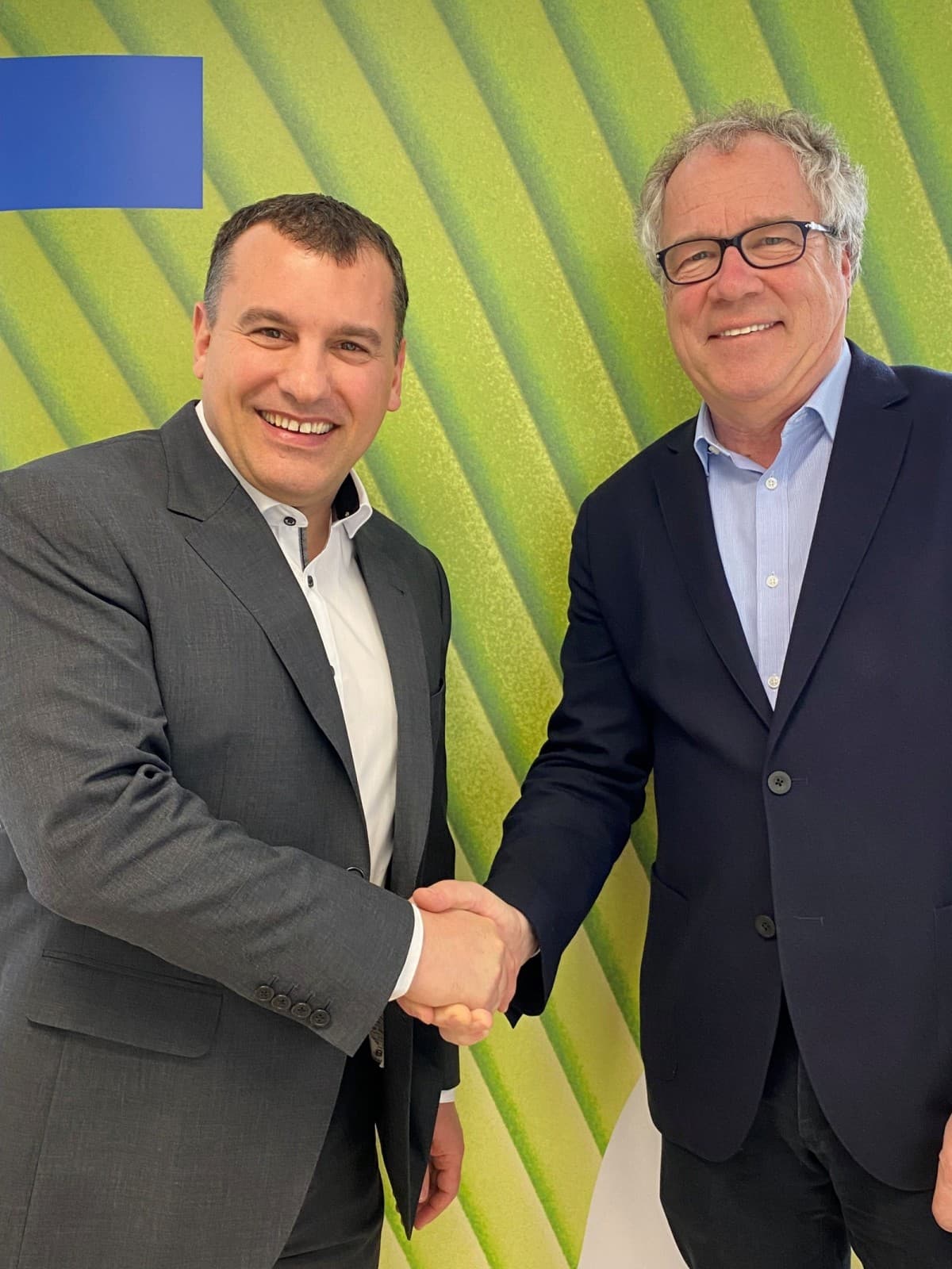 Laurent Guérindon (left) and Frédéric van Gansberghe