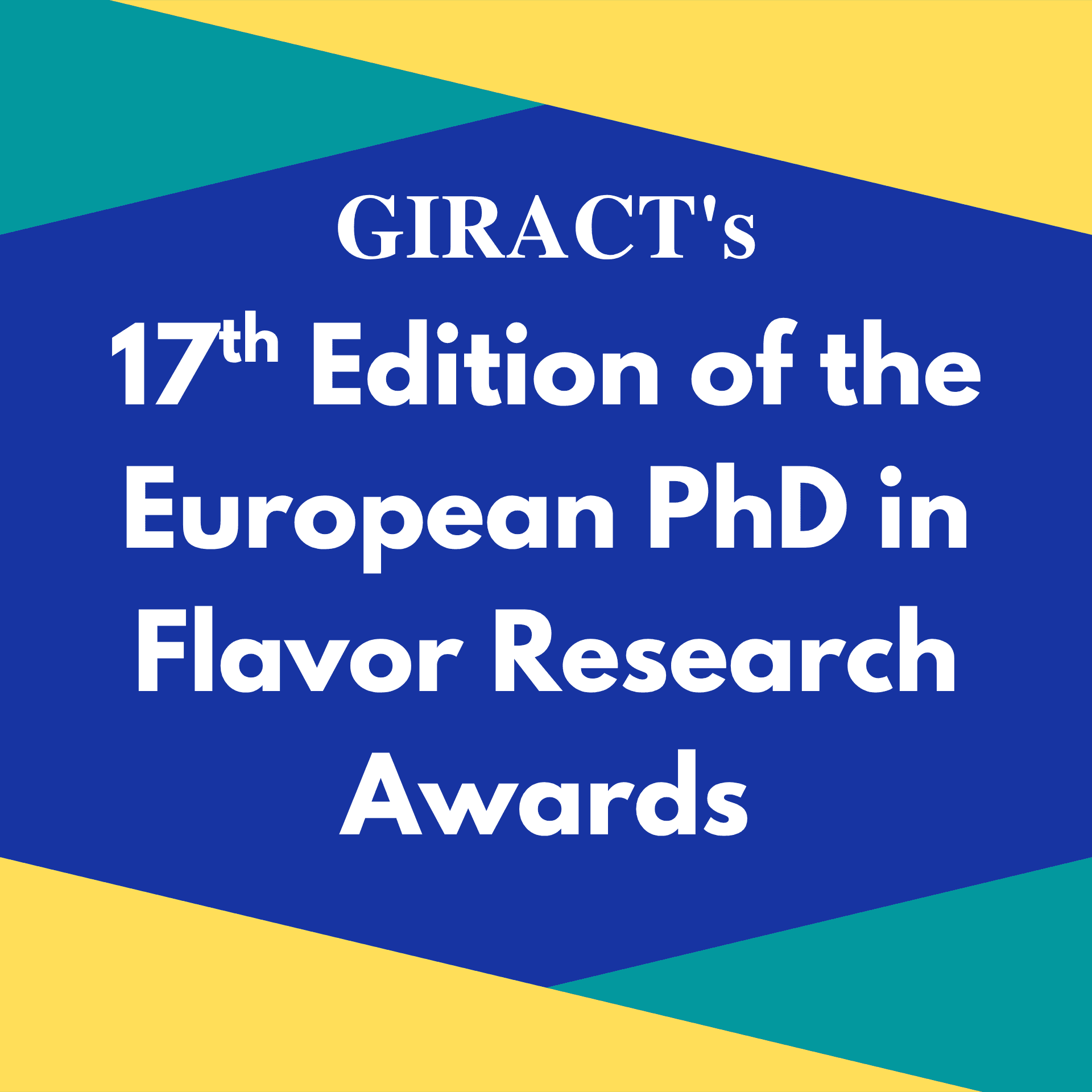 Giract launches seventeenth round of European flavor research PhD awards