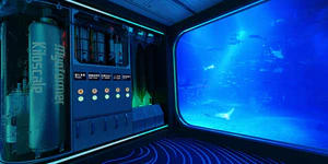 “Beef under sea” - An undersea room equipped with a whole tissue culture apparatus.