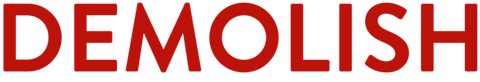 Demolish Foods logo