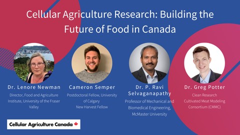 Cellular Agriculture Research: Building the Future of Food in Canada