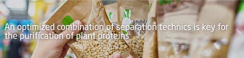 An optimized combination of separation techniques for the purification of plant proteins