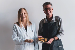 Bond Co-Founder and CTO Pernilla Audibert (left) and Food Scientist Dan Heiges (right). Bond Pet Foods.
