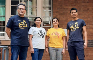 Change Foods Australia-based research and development team (from left): Prof. Junior Te’o, Change Foods Co-Founder and CTO; Dr. Nayana Pathiraja, Team Leader, Research Scientist, Change Foods; Dr. Nida Murtaza, Research Scientist, Change Foods; Dr. Tuan Tu, Researcher, Research Scientist, Change Foods.