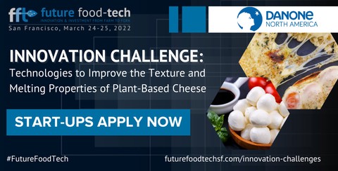 Future Food-Tech Announces Two Innovation Challenges in Partnership with Danone North America and Givaudan