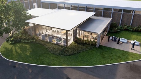 Artistic impression of the new Tropical Food Innovation Lab in Brazil