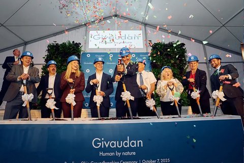 Givaudan Taste & Wellbeing Breaks Ground on New Production Facility Near Cincinnati, Ohio