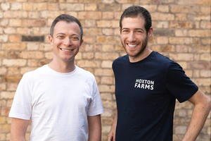 Hoxton Farms Co-Founders Max Jamilly (left) Ed Steele (right). Photo credit Donna Ford.