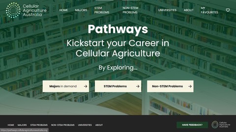 'Pathways' tool Version 2 released to help students and professionals break into cellular agriculture