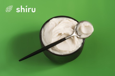 Shiru’s OleoProTM alternative fat ingredient is structured and solid at room temperature, designed to replicate the performance of conventional animal fat
