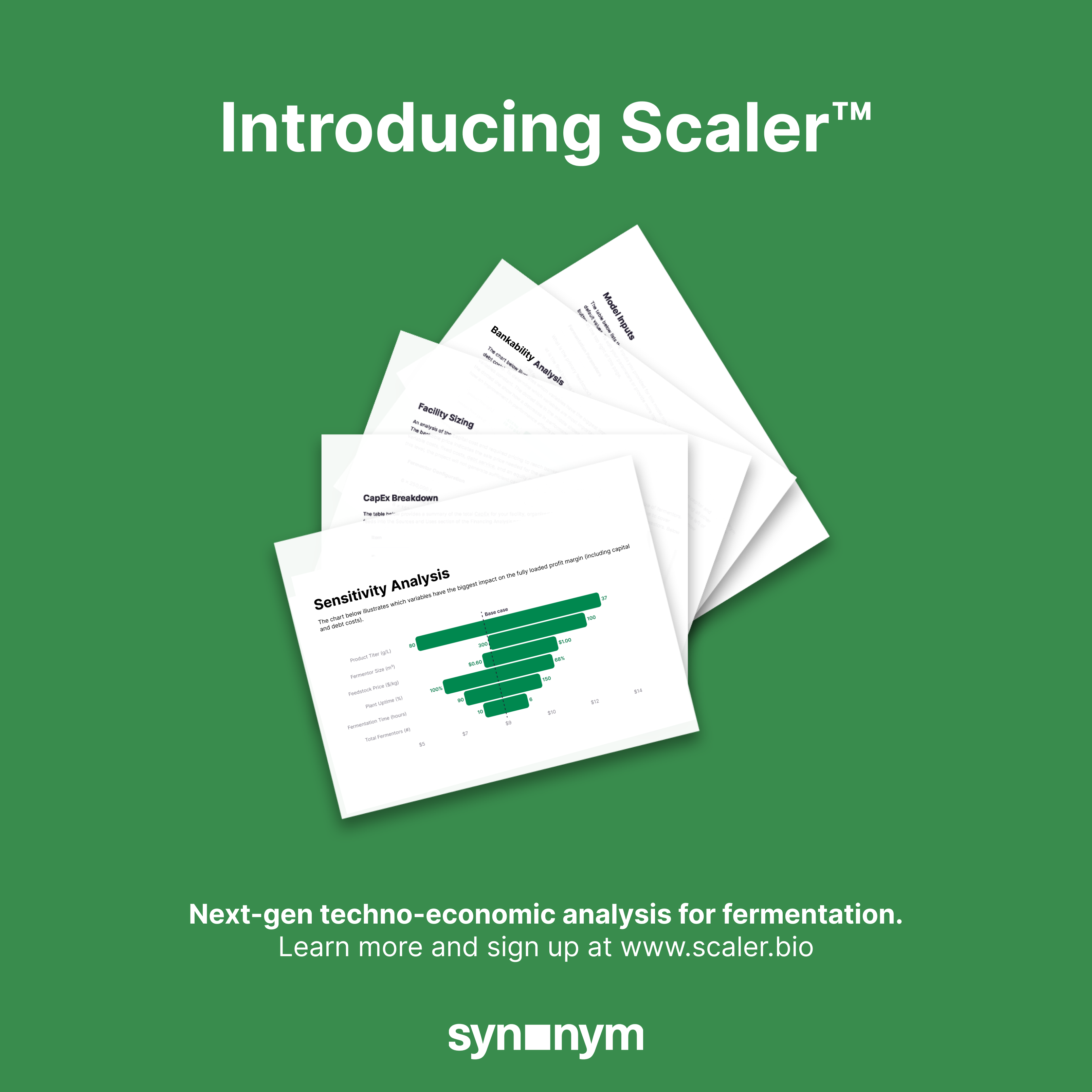 Synonym Launches Scaler, first-of-its-kind techno-economic