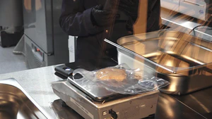 Production-To-Fork Cultured Meat Manufacturing As Seen Through the Window, Weighting Meat