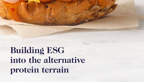 Building ESG into the alternative protein terrain
